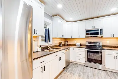 Two-story home w/ free attraction tickets, hot tub, gas fireplace, and fire pit