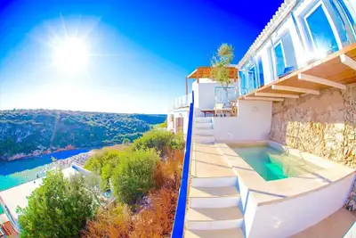 Seafront Villa Bellavista with private heated pool