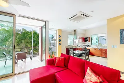 Image de Lovely apartment with shared pool, free WiFi, central Ac, & shared rooftop