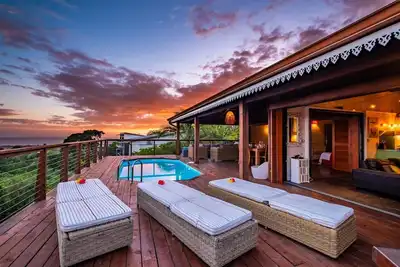 Image de Kaz Passion - Villa avec piscine et vue mer en bord de ravine
