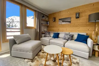 Image de Charmant 3 pieces au pied des pistes, orienté Sud avec vue sur la montagne