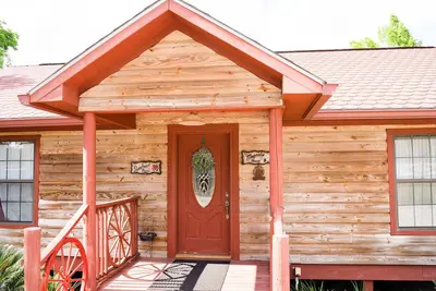 Image de Magnolia Room in Carriage-Queen-Bain à remous-Double-Balcon