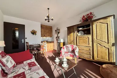 Image de Studio cosy à Notre-Dame-de-Bellecombe, idéal pour 4 pers. avec balcon, piscine & parking