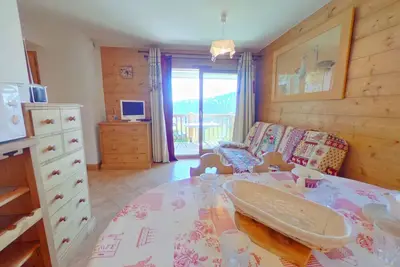 Image de Appartement 2 Pièces avec Piscine et Parking - Les Saisies, 4 Pers