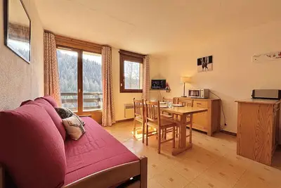 Image de Studio cosy à Notre-Dame-de-Bellecombe, proche des pistes et commerces - 4 pers, balcon, parking
