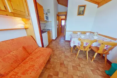 Image de Studio cabine aux Saisies, idéal pour skier, 4 personnes