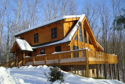 Image de The Blackbear 4 bed log cabin with loft and cathedral ceilings