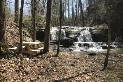 Image de Cabin 2-Allegheny Falls-Mountain View -Private Waterfall- No Stairs-Brand New