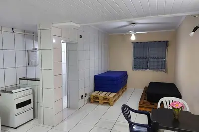 Image de KitNet on the sand 2 minutes walk from the beach