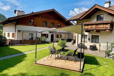 Image de Maison de vacances \"Sonnenresidenz Garden\" avec vue sur les montagnes, terrasse et WiFi
