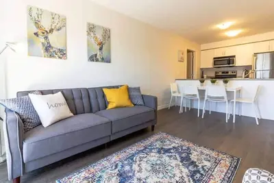 Image de Newly Renovated Modern Condo Near Hospital, Unb Patio & Parking Coffee