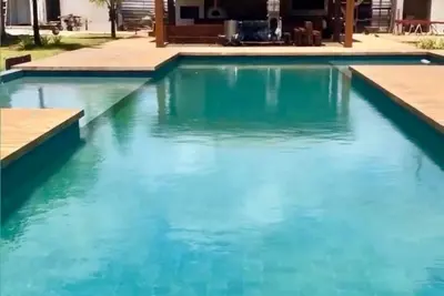 Image de New garden apartment with pool and gourmet area 200m from the beach