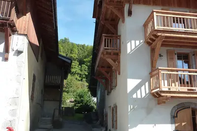 Image de Centre de Samoëns, appart. de classe pour 4 personnes dans maison rénovée