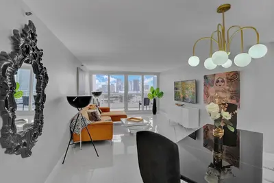 Paradise Found! 4 Bedroom Condo with Water and Miami Skyline Views