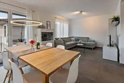 Image de Appartement de vacances moderne \"Schmuckstück\" avec vue sur les montagnes
