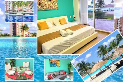 Image de Amazing View of the lagoon from The big Terrace, Ground Floor Apartment.