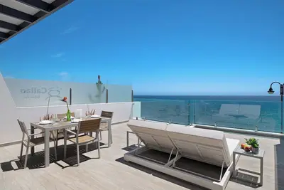 Image de Appartement de vacances \"Callao Beach 7\" avec vue sur la mer, terrasse et Wi-Fi