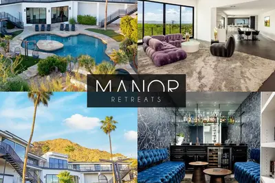 Camelback Mountain Mansion - Micro-resort, Views, Golf, Heated Pool, Game Room