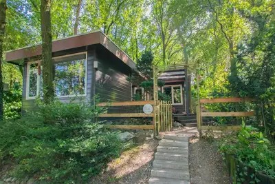 Image de Chalet romantique avec sauna dans les bois
