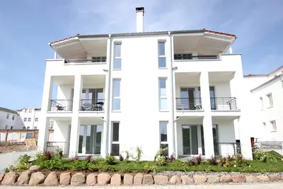 Image de Balcony, own sauna, free use of the Ahoi adventure pool - Villa Antje FeWo 10