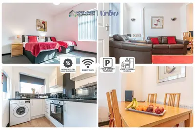 Image de ✔3br House✔Preston✔Comfy LivingRoom✔StreetParking✔FreeWIFI