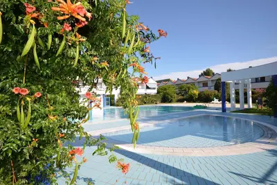 Image de Villa avec climatisation et piscine