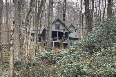Image de Nantahala River front cabin adjoining National Forest