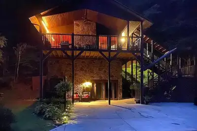 Image de Cabine-Famille-Salle de bain privée séparée-Vue sur le bois-Rally Point