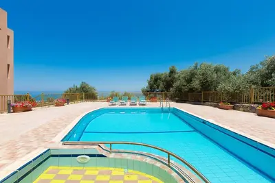 Maroulas Villa Stavros, Private Pool, Bbq & Panoramic SeaViews