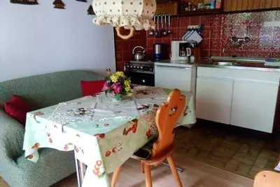Vacation apartment 1, 35 sqm, 1 bedroom, living/bedroom, covered terrace, max. 3 persons