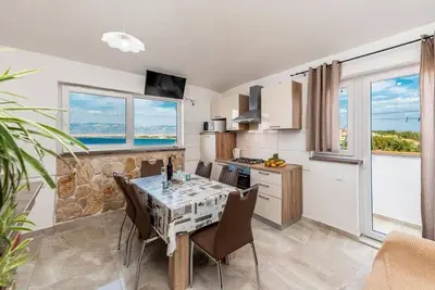 Image de Appartement de vacances pour 5 personnes env. 52 qmà Privlaka, Dalmatie (Nord de la Dalmatie)