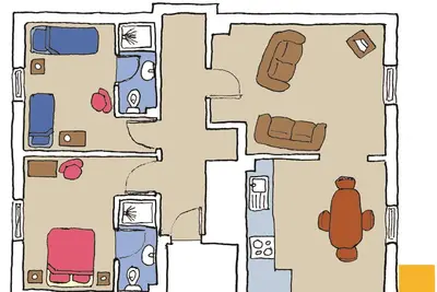 Image de Appartement-Sdb privée avec douche-Two Hoots