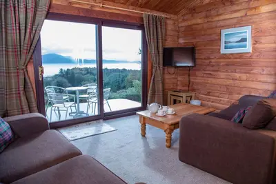 Image de Antrim-Cabine-Vue sur Lac-Salle de bain privée séparée