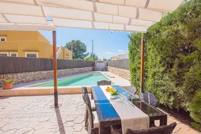 Maison de vacances Sa Ràpita pour 2 - 6 personnes avec 3 chambres à coucher - Maison mitoyenne
