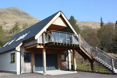 The Apartment, with a garden in Ardgour