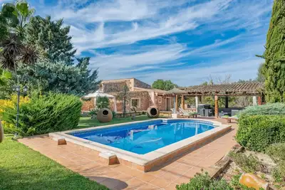 Cas Mostatxet (Sencelles) - Beautiful finca with private pool surrounded by a beautiful ga