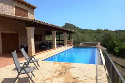 Image de Finca Es Claper, country house with solar panels.