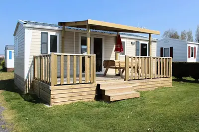 Image de Mobil-home Eva 33 3 chambres - 33 m² + terrasse semi couverte 6 personnes