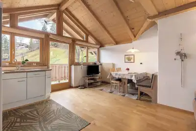 Image de Appartement \"Thymian - Thalerhof\" avec vue sur les montagnes, Wi-Fi, balcon et jardin