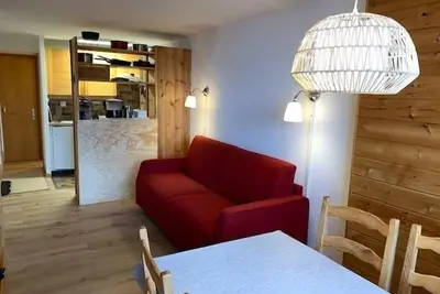 Image de Extérieur : appartement au 2ème étage d'un immeuble, à Chandolin, pour 2-4 personnes, balcon avec mo