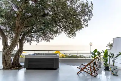 Casa D'Adúri - Mediterranean sea view terrace & relaxing mini pool spa