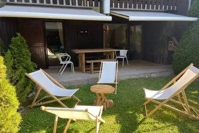 Image de Appartement 6 couchages en rez de jardin privatif