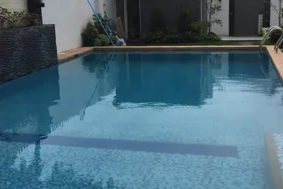 3 Story, 5 bedroom house, New Construction 2020 Modern Design, Pool w/ Bbq area.