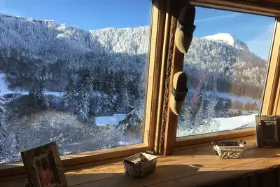 Image de Appartement style chalet, vue sur montagne, 1 Ă 6 personnes - Mont-Dore