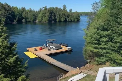 \"Tranquility on Chandos Lake\"