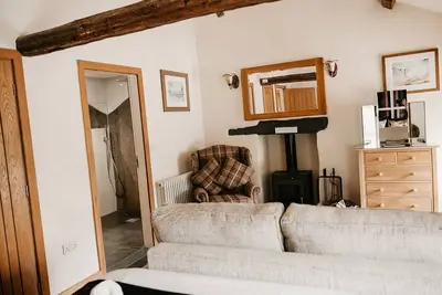 Image de Suite-Superking-Sdb privée avec douche-Vue sur la campagne