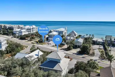 Image de Mermaids Retreat 30a 🧜🏻‍♀️ Steps to Beach Access, Pvt Heated Pool, Gulf Views, Bikes