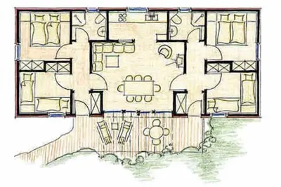 Image de Bungalow C 1 - Silz vacation village in the pine forest with private beach access