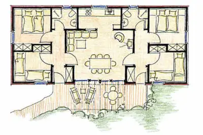 Image de Bungalow C 2 - Silz vacation village in the pine forest with private beach access