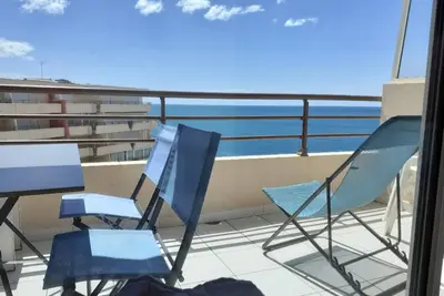 Image de Charmant 2 pièces cabine à Sète, vue mer, parking, terrasse